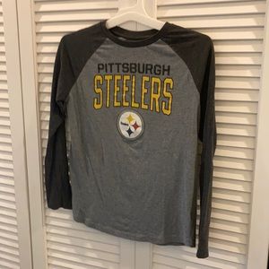 Pittsburgh Steelers 3/4 Sleeve Baseball T/Jersey